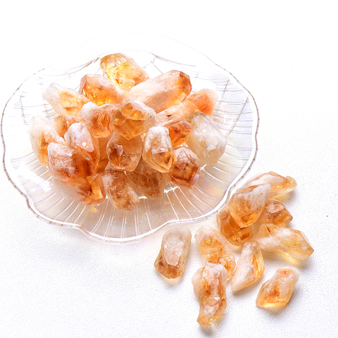 20/50g naturel brésil Citrine minerai cristal réparation roche minérale spécimen Collection décoration de la maison et bricolage cadeaux aquarium pierre ► Photo 1/6
