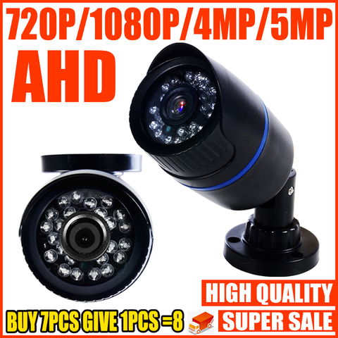 MINI caméra de Surveillance extérieure AHD FULL HD 2MP/4MP/5MP/SONY-IMX326 P/720P, étanche IP66, système de sécurité domestique/domestique, vrai 1080 ► Photo 1/6