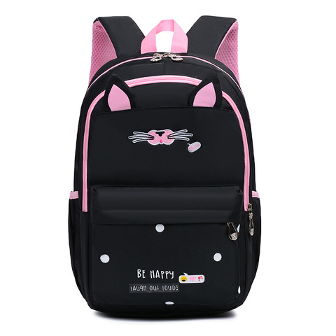 Sacs d'école pour enfants, sacoche pour filles, sac à dos orthopédique étanche, cartable pour chats, école primaire ► Photo 1/6