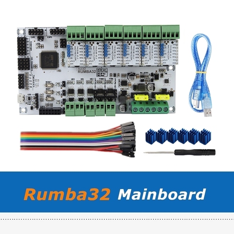 Carte d'imprimante 3D 32 bits Rumba32 Rumba 32 carte mère + 6pcs V1.1 TMC2130 Module de pilote pour accessoires d'imprimante 3D ► Photo 1/1