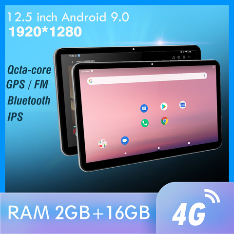 12.5 pouces Android voiture appuie-tête moniteur 1920*1280 vidéo IPS écran tactile GPS 4G WIFI/Bluetooth/USB/FM/caméra MP5 vidéo lecteur cc ► Photo 1/6