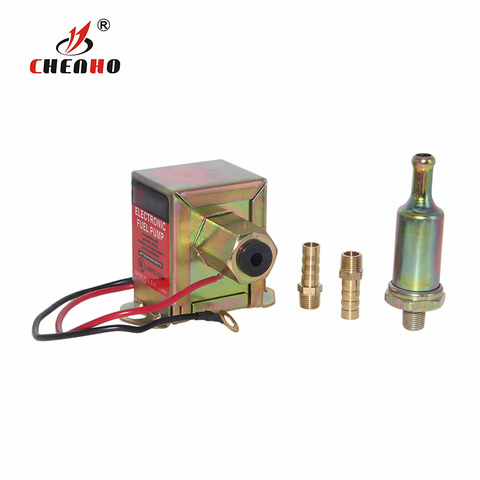 Pompe à carburant électrique 40107 basse pression, 12V, rouge, carré, pour carburateur F-ORD ► Photo 1/5