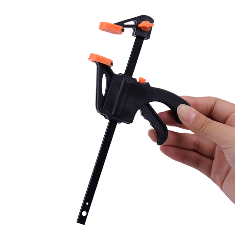 1PC 4 pouces F pince rapide cliquet libération vitesse presser bois travail barre pince pince Gadget outil bricolage main bois travail ► Photo 1/6