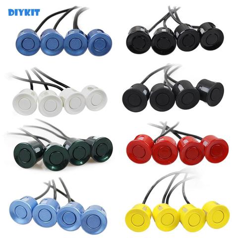 DIYKIT-capteurs de stationnement, 4 pièces de 22mm, Radar à Assistance de recul, noir, bleu, gris, rouge, blanc, argent, vert, jaune, vente en gros ► Photo 1/6