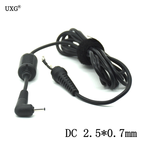 Adaptateur d'alimentation cc 2.5x0.7mm, connecteur de prise avec cordon, câble d'origine pour Asus Eeepc EXA1004EH X101CH 1001PXD 1015BM ► Photo 1/5