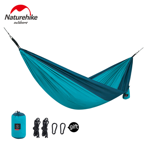 Naturehike – chaise suspendue d'extérieur pour 1 à 2 personnes, lit-balançoire pliable et Portable, pour Camping, voyage, plage, randonnée ► Photo 1/6