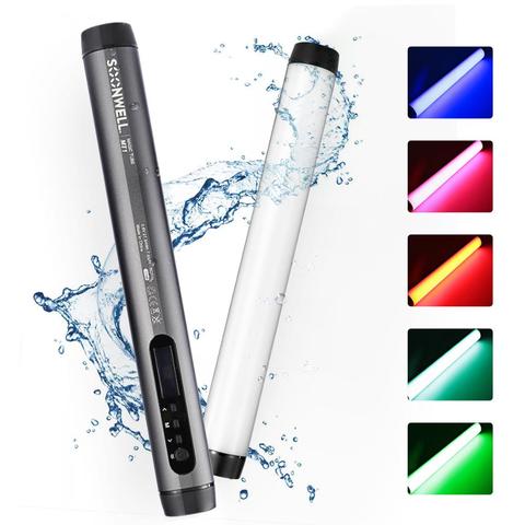 Soonwell – Tube lumineux LED MT1 RGB Portable, bâton d'éclairage pour photographie, étanche, contrôle par application de téléphone Android ► Photo 1/6