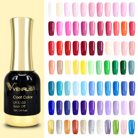 Venalisa-vernis à ongles Gel UV 60751, à paillettes, laque pour manucure, LED couleurs, Super brillant, longue tenue, #120 ► Photo 1/6