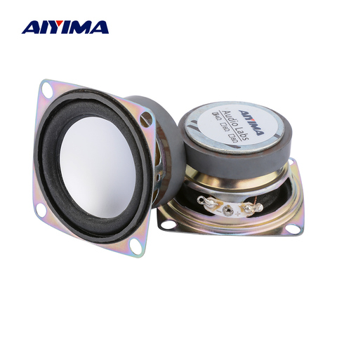 AIYIMA – Mini haut-parleur Audio Portable, 2 pouces, 4ohm, 3W, gamme complète, stéréo, caisson de basses, accessoires de bricolage ► Photo 1/6