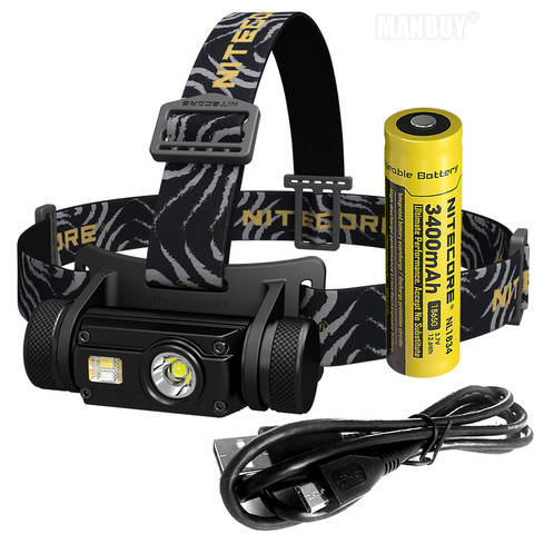 Nitecore – lampe frontale étanche à LED HC65 18650, CREE U2, 1000lm, Triple sortie, éclairage d'extérieur, rechargeable, livraison gratuite ► Photo 1/6