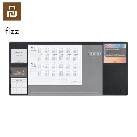 Youpin Fizz-tapis de bureau multi-documents, tapis d'apprentissage antidérapant, planificateur de fichiers hebdomadaire ► Photo 1/6