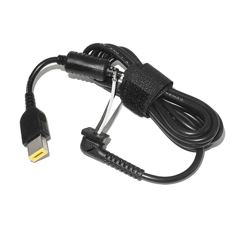 USB Carré jaune pin DC Power Chargeur Plug Câble connecteur pour lenovo IBM Ordinateur Portable adaptateur Carré Interface DC câble ► Photo 1/6