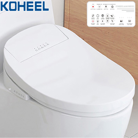 Kotalon-couvercle de siège de toilette Intelligent, couverture de Bidet, chauffante, lumière Led Wc ► Photo 1/1