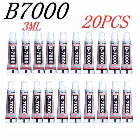 20 pièces B7000 3ml téléphone portable écran tactile Super colle b-7000 adhésif téléphone verre colle point de réparation diamant bijoux bricolage colle ► Photo 1/6