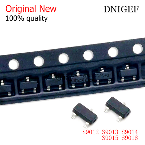 DNIGEF – S9012 S9013 S9014 S9015 S9018 2T1 J3 J6 M6 J8 SMD 50 pièces ► Photo 1/1