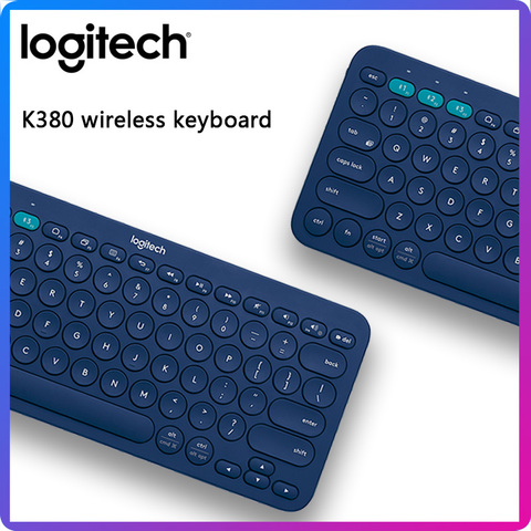 Logitech – clavier sans fil Bluetooth K380, portable, multi-appareils, Apple, téléphone, ipad, ordinateur, mac, ultra-fin, silencieux ► Photo 1/6