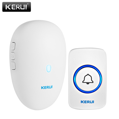 KERUI M521 sonnette sans fil 57 chanson musicale 300M bouton étanche Smart Home porte cloche carillon anneau Plug and Play ► Photo 1/6