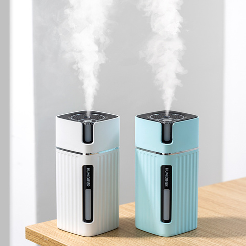 Humidificateur d'air Portable 300ML, diffuseur d'huile essentielle et d'arôme ultrasonique USB, lampe LED couleur, brumisateur ► Photo 1/6