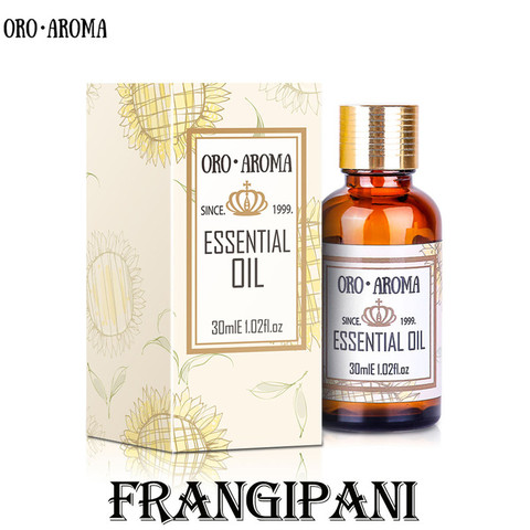 Célèbre marque oroaroma aromathérapie naturelle frangipanier huile air propre repousser les moustiques parfum matériel frangipanier huile essentielle ► Photo 1/6