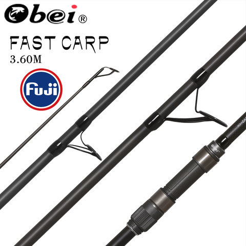 Obei Purista carpe canne à pêche fibre de carbone Fuji filature canne Pesca 3.5 3.0lb puissance 40-160g 3.60m pôle dur Surf Rod ► Photo 1/6