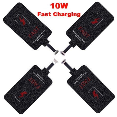 5V/2A 10W Qi chargeur rapide sans fil récepteur pour chargeur Pad bobine pour téléphone 6 7 Plus type-c universel ► Photo 1/6