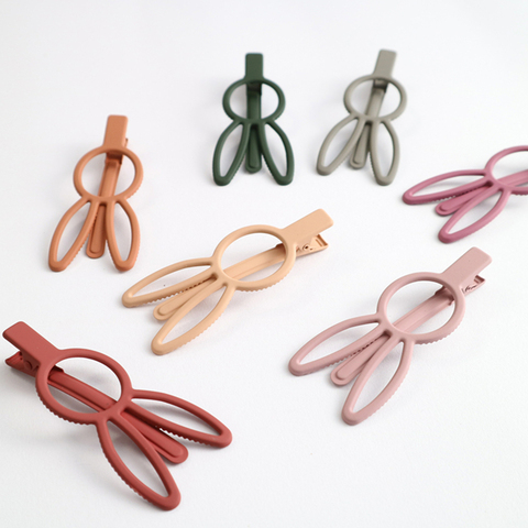 Barrettes en forme de lapin pour enfants | Jolis Clips de cheveux, couleur bonbon, épingles à cheveux, Kawaii pour enfants, accessoires cheveux ► Photo 1/6