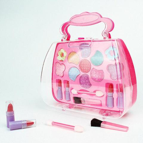 Ensemble de jouets de beauté pour filles, pour enfants de 3 4 5 6 7 8 ans, cadeaux d'anniversaire, outils de maquillage, TSLM1 ► Photo 1/6