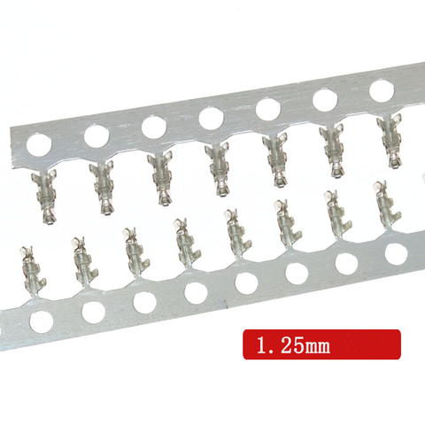 Câble de raccordement mâle/femelle JST 100mm, 1.25 pcs/LOT, 1.25 broches multiples, 1.25mm ► Photo 1/3