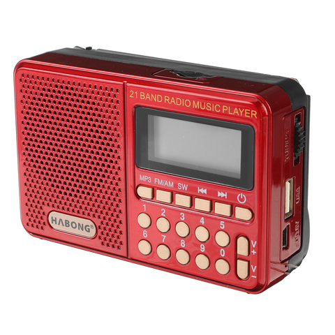 Lecteur MP3 Rechargeable de haut-parleur stéréo de Radio FM AM SW ► Photo 1/6