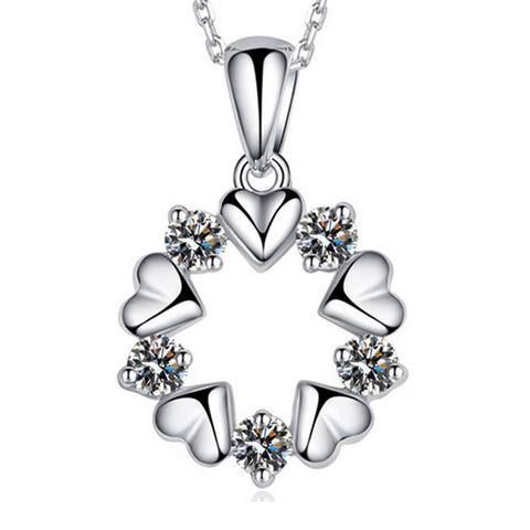 Collier en argent sterling 925, clavicule, fleur, cadeau de noël, Micro incrustation, zircone cubique, pour femmes, offre du vendredi noir, 2022 ► Photo 1/5