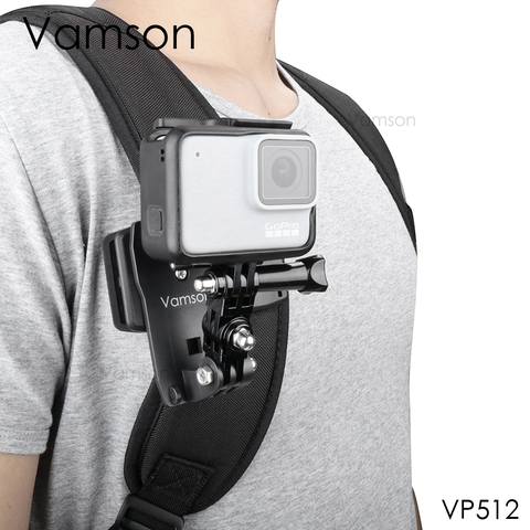 Vamson pour Go Pro 8 accessoires pince de Rotation 360 degrés pour GoPro Hero 8 7 6 5 4 3 + pour Xiaomi yi pour SJCAM pour SJ4000 VP512 ► Photo 1/6