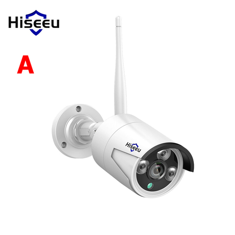 Hiseeu-caméra de sécurité WiFi sans fil 1080P IP, lentille 3.6mm, étanche pour Hiseeu, kit de système de vidéosurveillance sans fil, vue par application Pro ► Photo 1/6