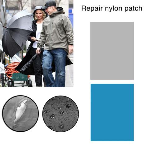 Autocollant de réparation auto-adhésif, Patch de réparation en Nylon pour tentes, sac à dos en caoutchouc, matelas pneumatique ► Photo 1/6