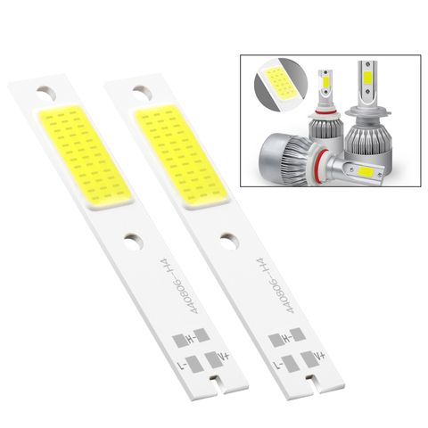 Ampoules de phares LED C6, puces COB, pour H1 H4 H7 HB3 HB4 880 H13 9004 9007, Source de lumière de phare automatique, lampe 6000K ► Photo 1/6