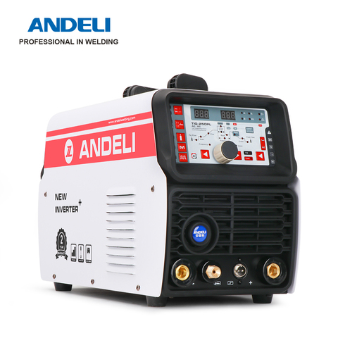 ANDELI TIG-250PL en aluminium TIG machine de soudage à courant alternatif impulsion à froid 220V ► Photo 1/5