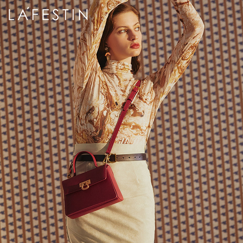 LA FESTIN 2022 nouvelle tendance rétro mini livre sac mode une épaule portable sac de messager en cuir femme sac ► Photo 1/6