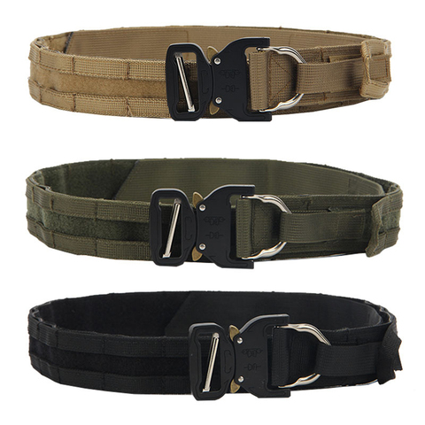 Tactique Molle ceinture armée Force spéciale militaire Nylon ceinture Police multifonctionnel guerre bataille Combat ceinture chasse accessoires ► Photo 1/6