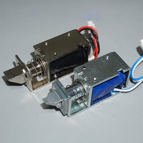 Électroaimant linéaire, 12V DC, 5mm / 11mm, actionneur à cadre ouvert ► Photo 1/5