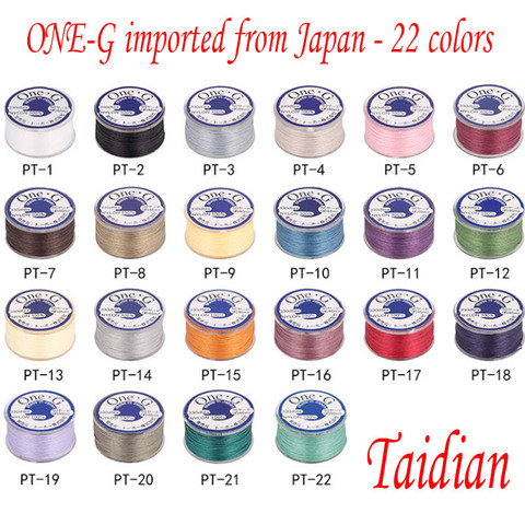 Fil perlé Toho Miyuki 100% Nylon, 22 rouleaux, importé du japon, pour la fabrication de bijoux, accessoires de bricolage multicolores ► Photo 1/6