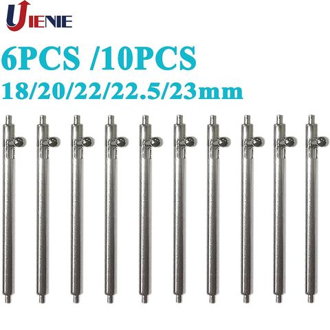 10 pièces 6 pièces broche de montre Pepair outils & Kits libération rapide montre sangle ressort barres broches 18MM 20MM 22MM 22.5MM 23MM ► Photo 1/6