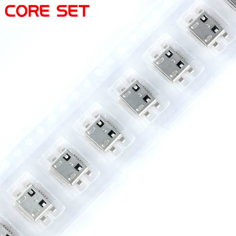 Connecteur Micro USB 5 broches 5P, 20 pièces, MINI USB SMD DIP femelle ► Photo 1/4