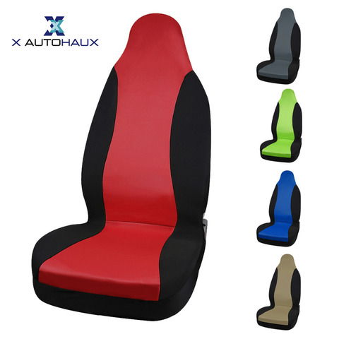 X Autohaux 5 couleurs seau universel housses de siège de voiture adapté pour Auto véhicule camion SUV intérieur siège décoration couvre accessoires ► Photo 1/6