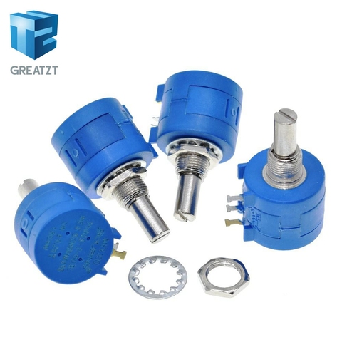 GREATZT – potentiomètre multi-tours 3590S, résistance réglable, 500 1K 2K 5K 10K 20K 50K 100K ohm, 3590 102 202 502 103 ► Photo 1/6