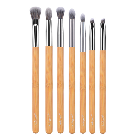 Vela. yue-ensemble de pinceaux de maquillage Premium, 7 pièces, pour ombre, fard à paupières, Eyeliner, Contour des sourcils, outils de maquillage ► Photo 1/6