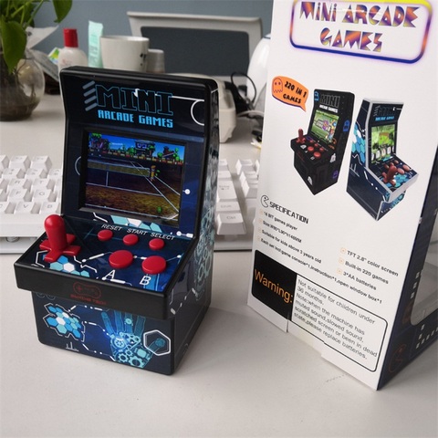 Mini Console de jeu d'arcade portable 220 en 1, avec 220 jeux 16 bits, écran couleur 2.8 pouces, cadeau pour enfant ► Photo 1/6