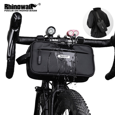 Rhinowalk 2022 nouveau guidon sac étanche sacs de vélo cadre sacoche multifonction Portable sac à bandoulière vélo accessoire ► Photo 1/6