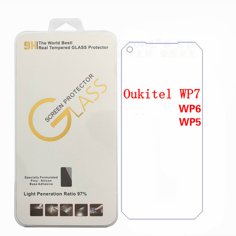 JGKK pour Oukitel WP7 WP6 WP5 Pro WP 7 verre trempé 100% Original Premium 2.5D Film protecteur d'écran pour Oukitel WP7 WP6 verre ► Photo 1/6