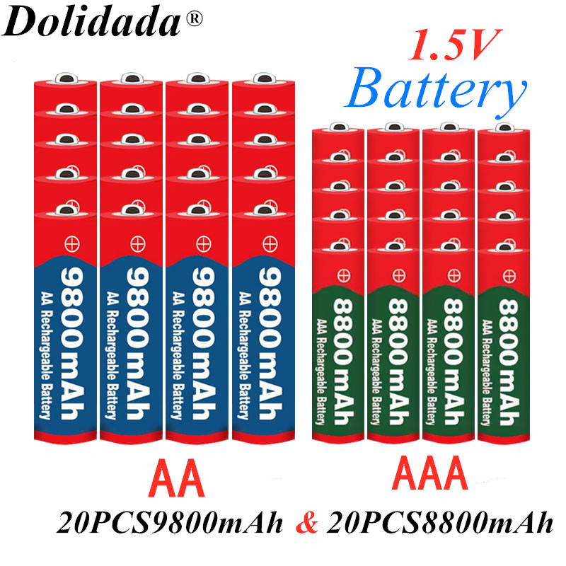 GTF – batterie alcaline rechargeable 1.5V AA, 3000mah, pour jouets