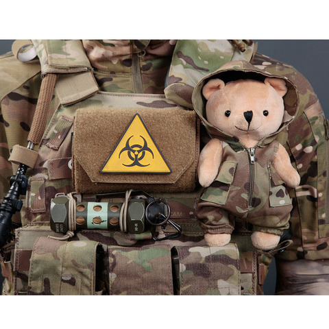 Mini gilet tactique ours jouet, attache souple, amovible, lavage à l'eau, chasse, accessoires militaires CS ► Photo 1/6