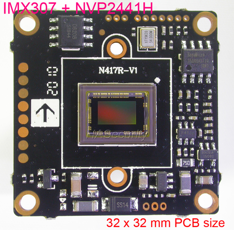 Sony STARVIS IMX307 CMOS + NVP2441 – module de caméra CCTV, carte PCB support UTC (UTC) 32x32mm ► Photo 1/5